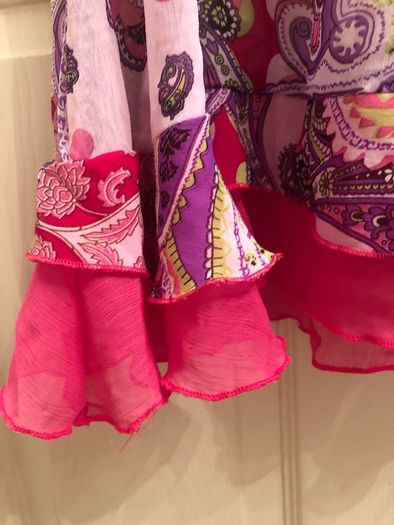 Girls colourful patterned summer dress