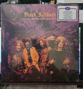Black Sabbath "Live In Brussels, Belgium 1970" Sealed Vinyl Album