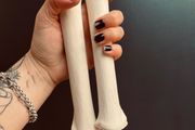 1 Nunchucks made from horse leg bones and chains