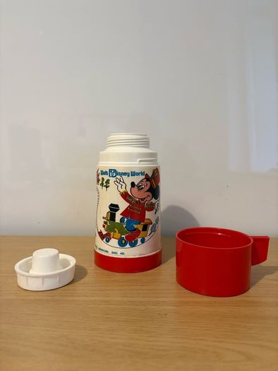 Vintage Retro Aladdin Walt Disney thermos flask c1970