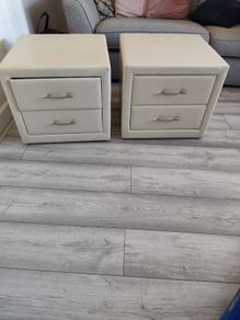 bedside lockers.