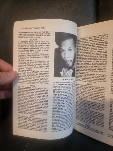 Irish Boxing Yearbook. 1997. Gerry Callan (Inscribed)
