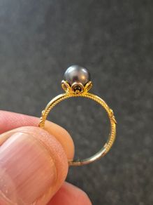 Silver Gilt Ring