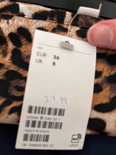 Leopard print skirt
