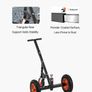 Heavy Duty Trailer Dolly 1000lbs  Carbon Steel Trailer Mover with 2 inch Ball, 14 inch Pneumatic Tires, Portable Tow Dolly for Moving RV Trailer Image 4