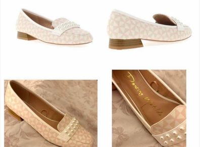 Dancing Matilda designer shoe loafers pearl detail chic