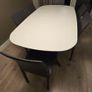 BoConcept extendable dining table with 6 chairs used Image 2