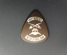 metallica guitar pick