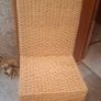 Oak Extendable Dining Table & 6 Whicker Chairs Image 10