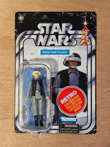 Star Wars Rebel Fleet Trooper 3.75 " Scale (Unpunctured) From The New Retro Collection