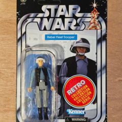 Star Wars Rebel Fleet Trooper 3.75 " Scale (Unpunctured) From The New Retro Collection