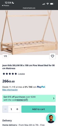 SKLUM kids bed