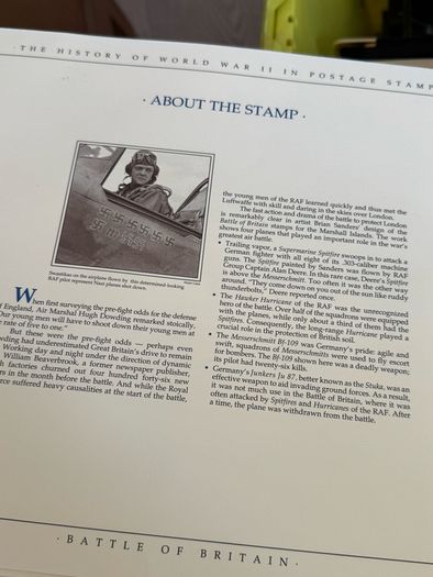 The History of World War II in post stamps