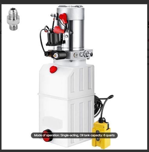 12V Hydraulic Power Unit with 4.5m Remote
