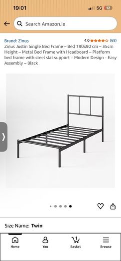 single bed frame