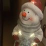 Christmas Snowman Figurine LED Image 2