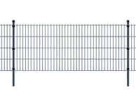 main image for ad 2D Garden Fence Panels &amp; Posts 2008x1030 mm 16 m Grey