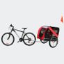 Dog Bicycle Trailer With Fly Screen .. Free Nationwide Delib Image 4