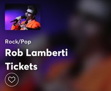 Rob Lamberti Tickets