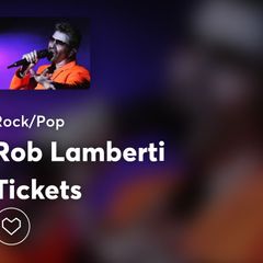 Rob Lamberti Tickets