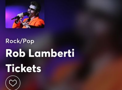Rob Lamberti Tickets