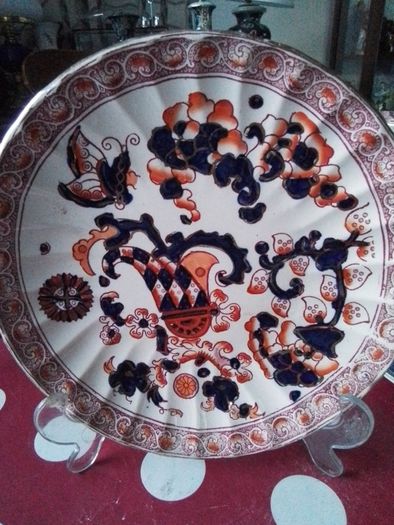 Antique Imari Indian Pattern Crown Devon