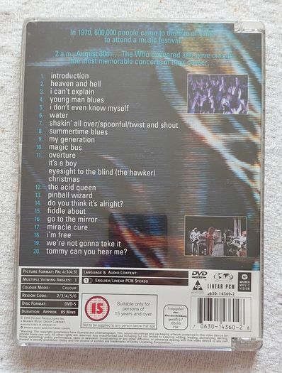 The Who - Live At The Isle Of White Festival 1970 DVD