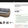 Lounge Sofa & Armchair Set, Lazaretta Rattan Natural Image 7