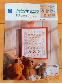 Cross Stitch - Chart - Birth Sampler