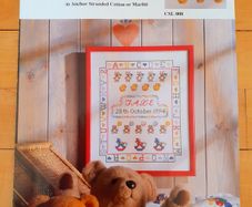 Cross Stitch - Chart - Birth Sampler