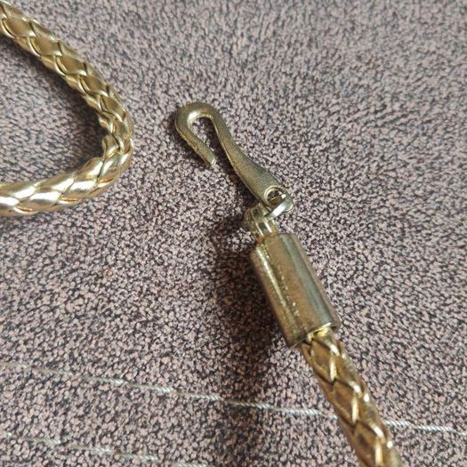 Golden look belt