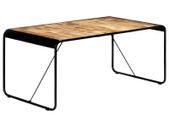 Dining Table 180x90x76 cm Solid Rough Mango Wood