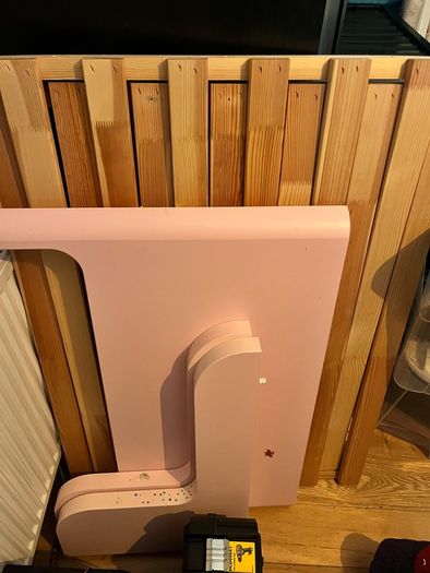 IKEA Busunge Extendable Toddler Bed - Pink
