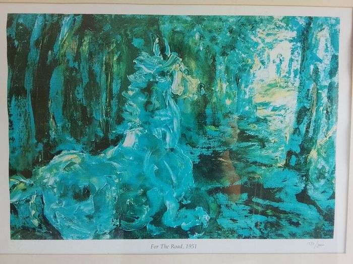 Jack B Yeats, For The Road, Limited edition,Print of Painting, 1951