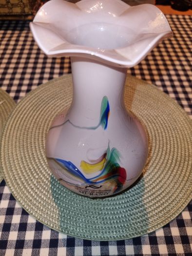 Murano glass vase