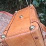 1940's Pigskin Leather Camera Shoulder Bag Image 6
