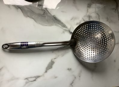 Deep fryer stainless steel skimmer spoon