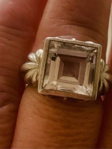 Silver Quartz Ring