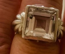 Silver Quartz Ring