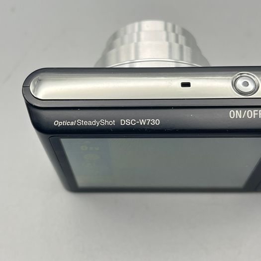 Sony DSC-W730 16.1MP Digital Camera Black Tested - Full Kit