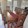 Dining table with 8 chairs Image 4