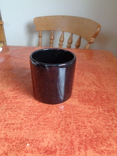 Black Ceramic Pot for Sale