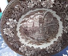 Royal Tudor Ware Coaching Taverns Collectors Bowl