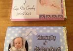 Personalised christening bars x 15
