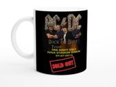 Ac/dc Aviva Stadium Dublin 2015 Commemorative White 11oz Ceramic Mug