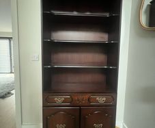 hardwood cabinet