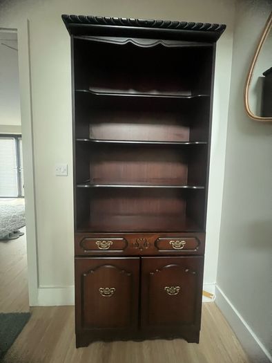 hardwood cabinet