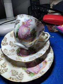15 Piece Royal Stuart Crimlin Lady  China