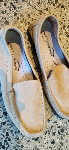 suede loafers