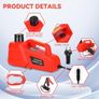 Electric Hydraulic Car Jack Kit 5Ton 12V,Ultra-Portable Auto Vehicle Lift with 6.1-17.7" Range for SUV/Sedan/Truck Repair,Floor Jack for Tire Change,Lightweight for Easy Storage Image 6